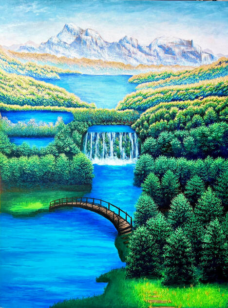 Somewhere Only We Know | Acrylic on Canvas | 2023