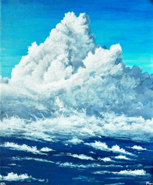 Mountain in the Sky | Acrylic on Canvas | 2025