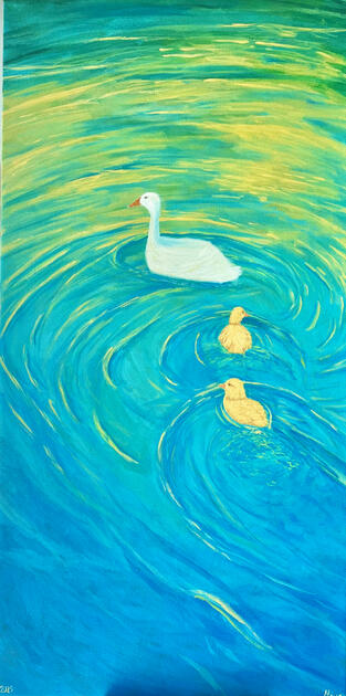 Motherhood | Acrylic on Canvas | 2025