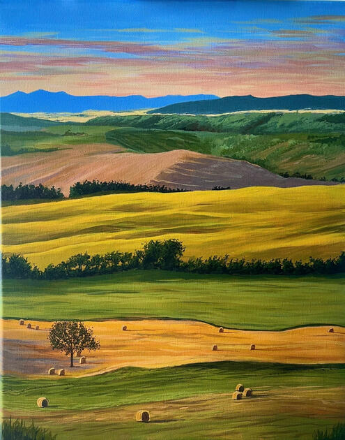 Rolling Hills | Acrylic on Canvas | 2025